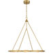 Terrell 8 Light 29.5 inch Luxe Gold Chandelier Ceiling Light