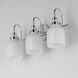 Milk 3 Light 22 inch Polished Chrome Bath Vanity Wall Light