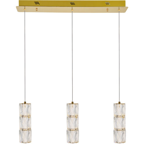 Polaris LED 28 inch Gold Pendant Ceiling Light