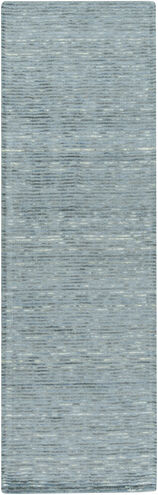 Gaia 96 X 30 inch Deep Teal Rug in 2.5 x 8, Runner