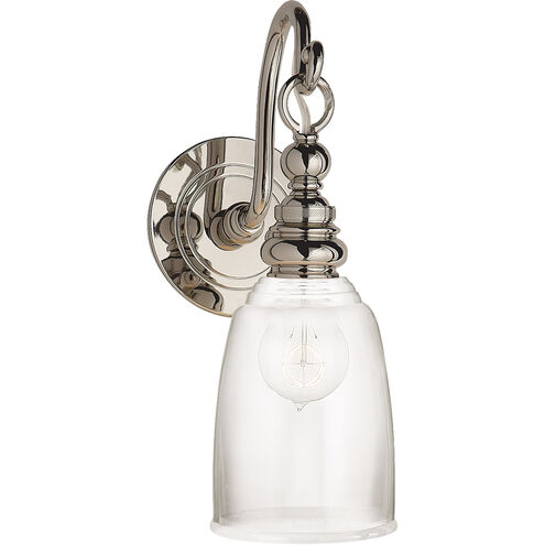 Chapman & Myers Boston 1 Light 4.75 inch Chrome Loop Arm Bath Sconce Wall Light in (None)