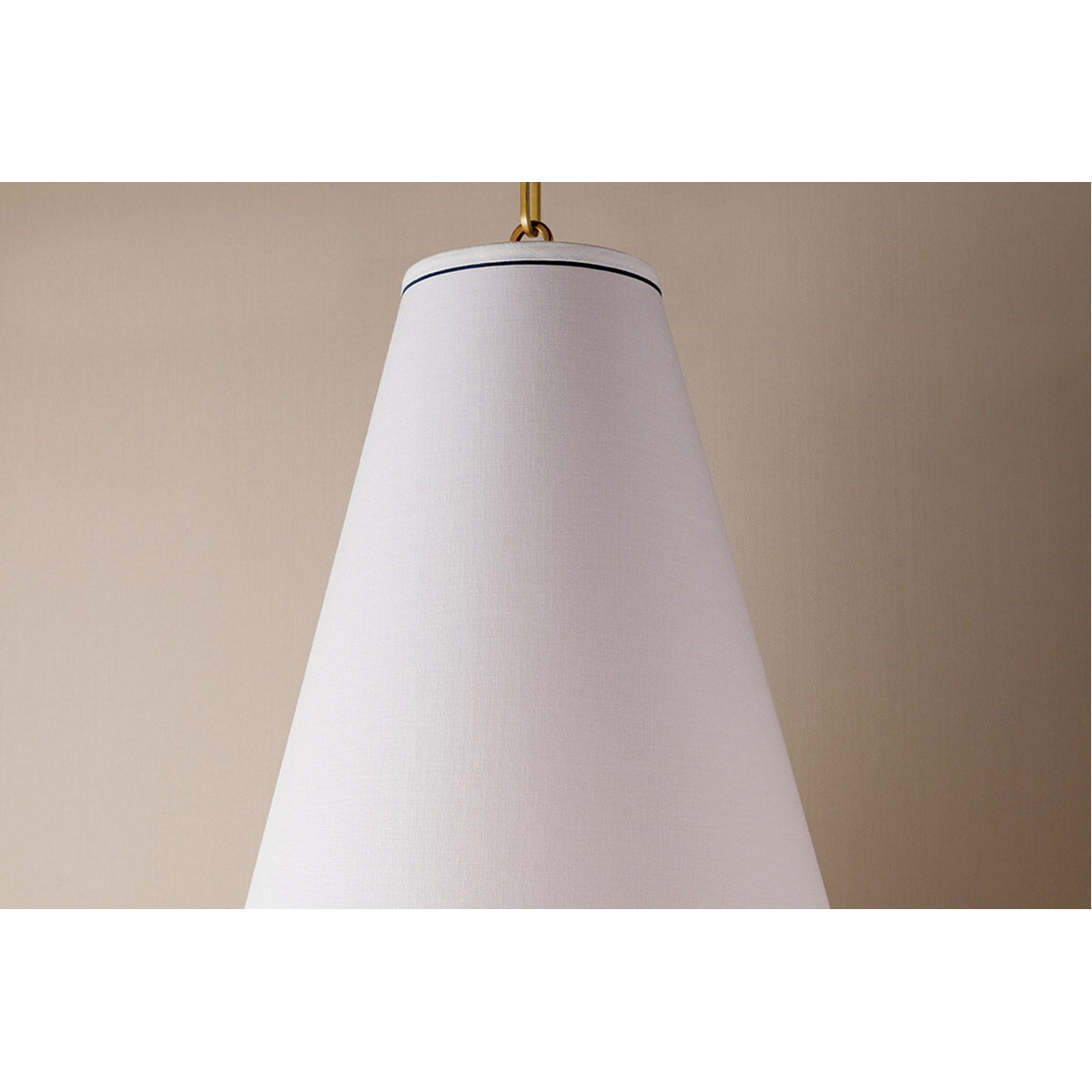 Worth 1 Light 16 inch Aged Brass Pendant Ceiling Light