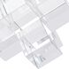 Addition 6 X 6 inch Clear Bookends