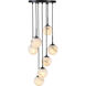 Nightfall 7 Light 18.5 inch Black Pendant Ceiling Light