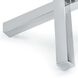 Intersecting 12.75 X 9 inch Sculpture in Polished Nickel