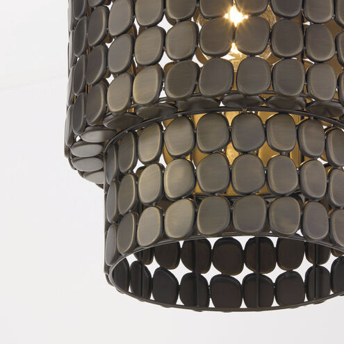 Eliana 1 Light 13 inch Dark Brass Pendant Ceiling Light