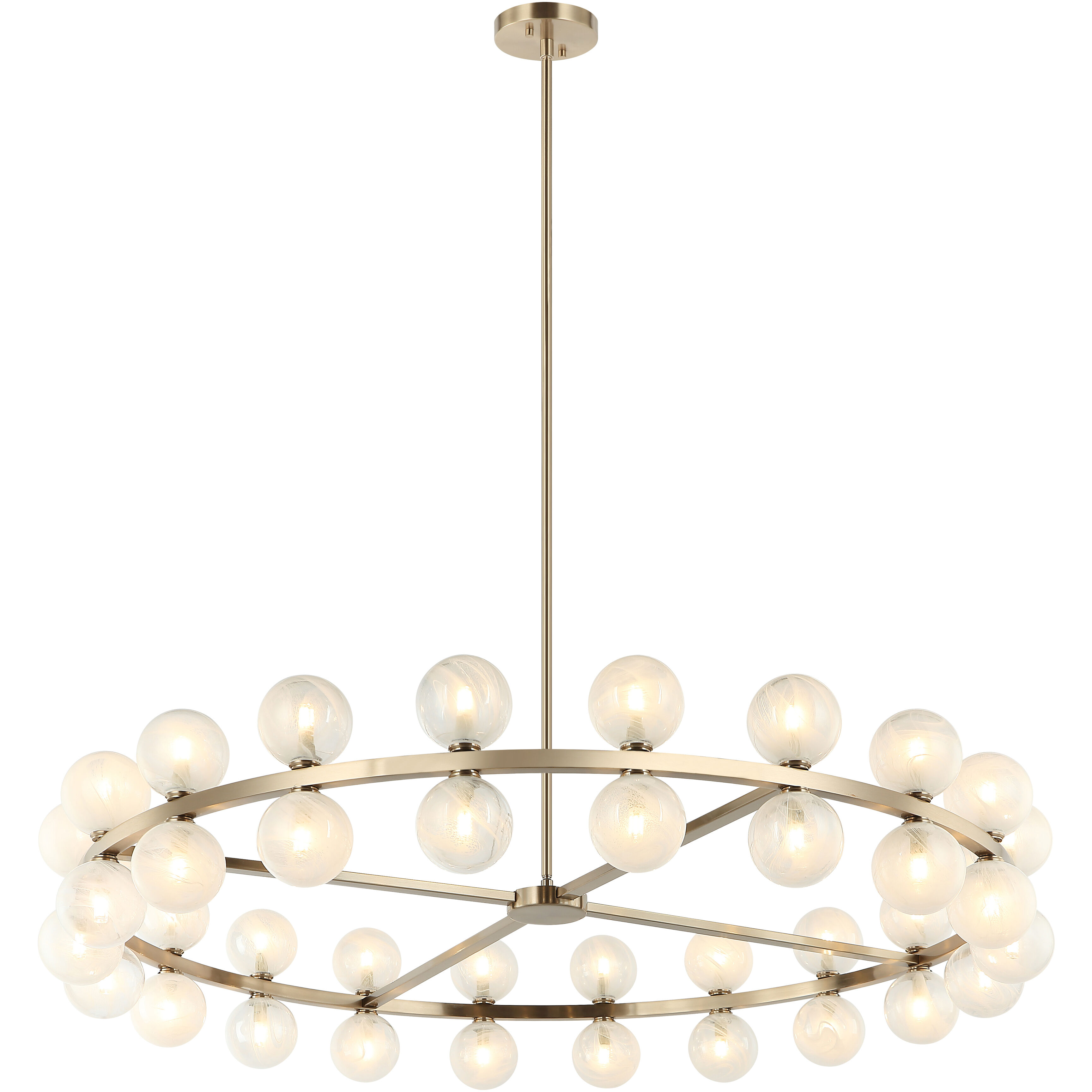 Nimbus 40 Light 47.63 inch Champagne Gold Pendant Ceiling Light