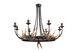 IL Series 35 inch Natural Chandelier Ceiling Light