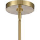 Gilman 1 Light 16 inch Satin Brass Pendant Ceiling Light
