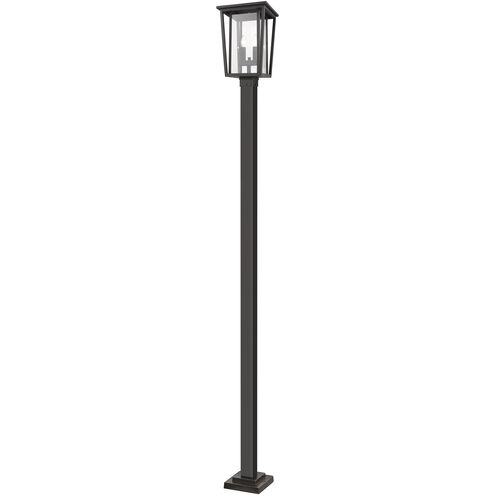 Seoul 2 Light 113.25 inch Oil Rubbed Bronze Outdoor Post Mounted Fixture in 22.25