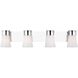 Drew & Jonathan Scott Roy 4 Light 32.25 inch Chrome Vanity Light Wall Light