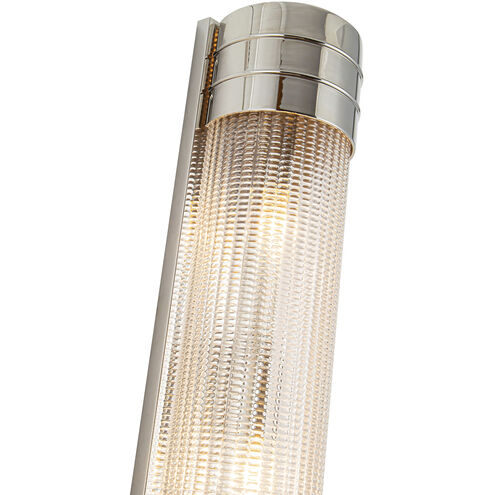 Willard 3 Light 4.38 inch Polished Nickel Bath Vanity Light Wall Light in Clear Prismatic Glass