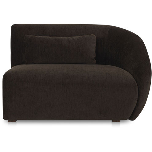 Amelia Dark Brown Sofa, Right