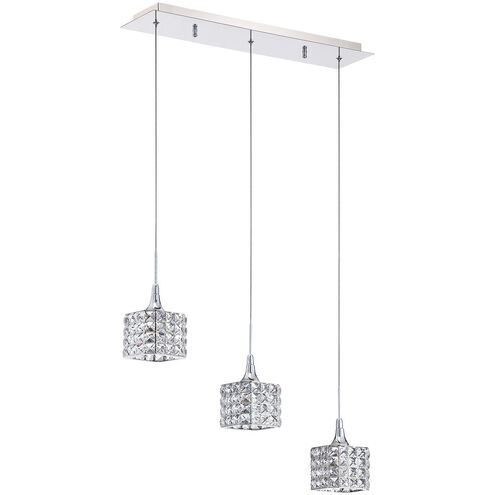 Shimera 3 Light 24 inch Chrome Pendant Ceiling Light