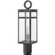 Open Air Porter 1 Light 22.75 inch Aged Zinc Outdoor Post Mount Lantern in Non-LED, Estate Series