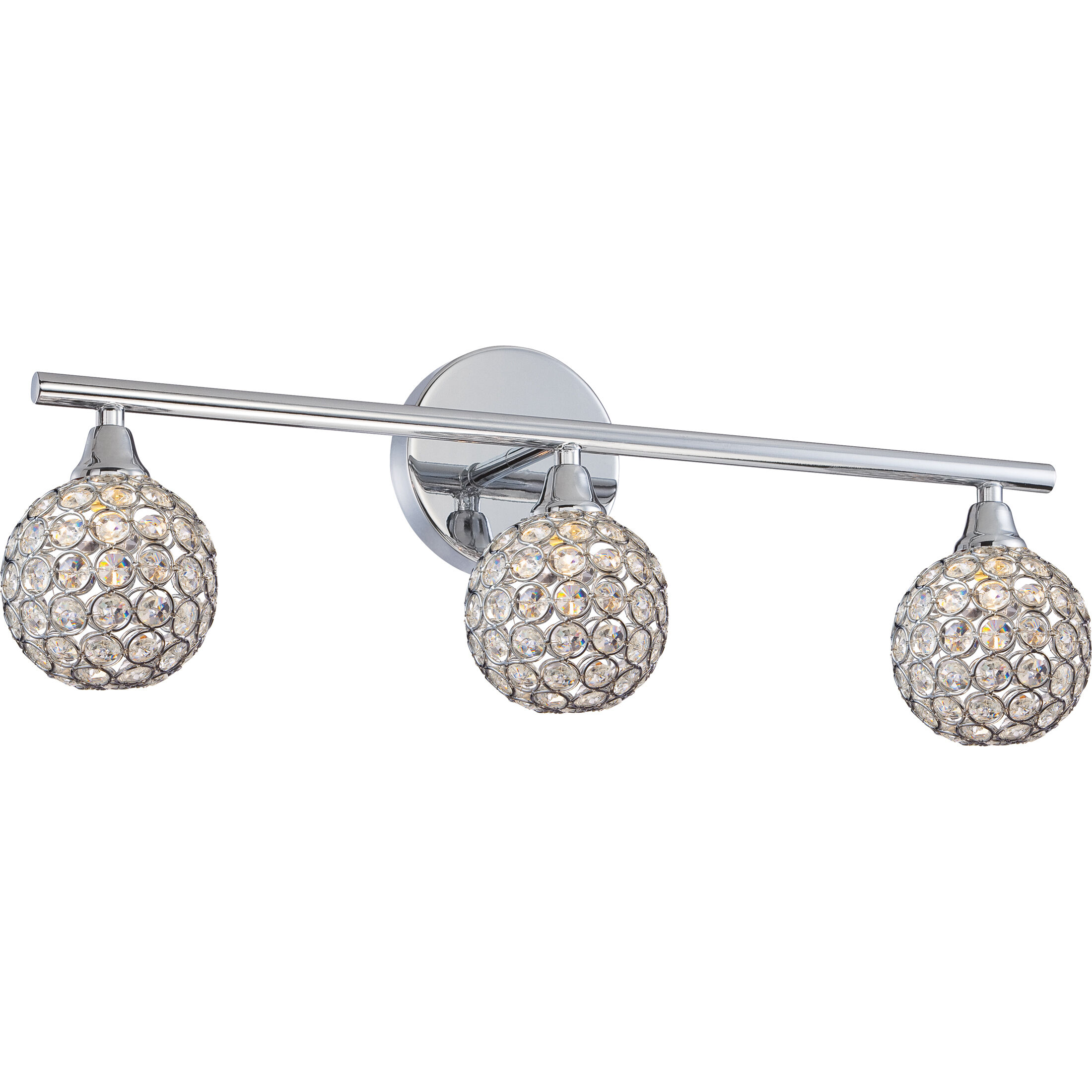 Platinum 3 Light 23 inch Polished Chrome Bath Light Wall Light