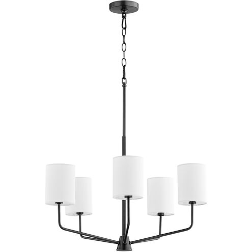 Harmony 5 Light 25 inch Matte Black Chandelier Ceiling Light