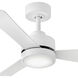 Coastal Elements Iver 44 inch Matte White Smart Fan