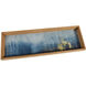 Austin Allen James 49.6 X 25.2 inch Gray and Clear Coffee Table