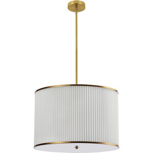 Prudy 4 Light 24 inch Aged Brass Pendant Ceiling Light