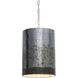 Cannery 2 Light 12 inch Ombre Galvanized Pendant Ceiling Light