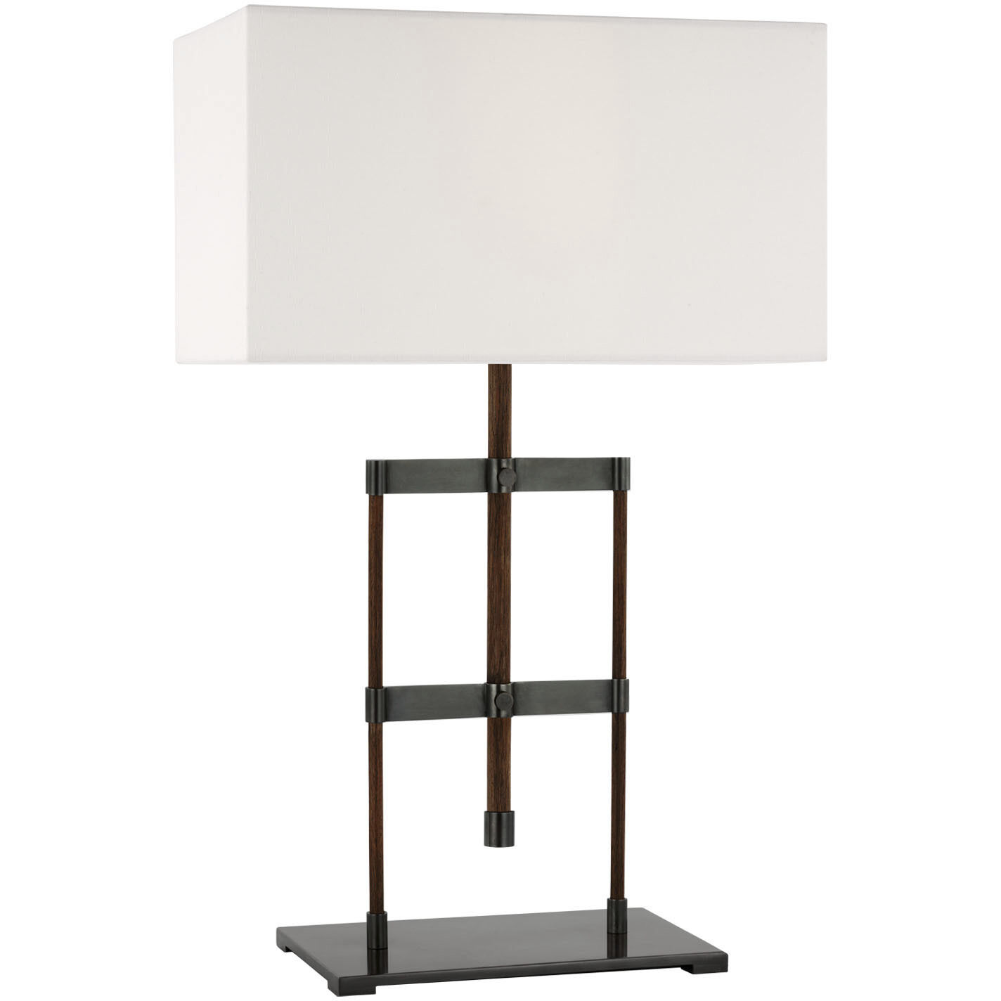 Ray Booth Alda 23.25 inch 15.00 watt Bronze and Dark Walnut Adjustable Table Lamp Portable Light