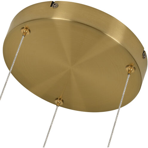 Ferrara Series 16 inch Antique Brass Pendant Ceiling Light, Artisan Collection