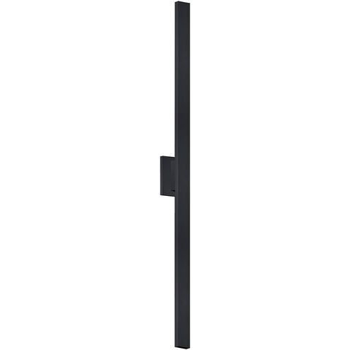 Zarai 1 Light 60 inch Matte Black Outdoor Wall Sconce