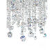 Chantant 6 Light 33 inch Polished Stainless Steel Linear Pendant Ceiling Light in Optic, Strand