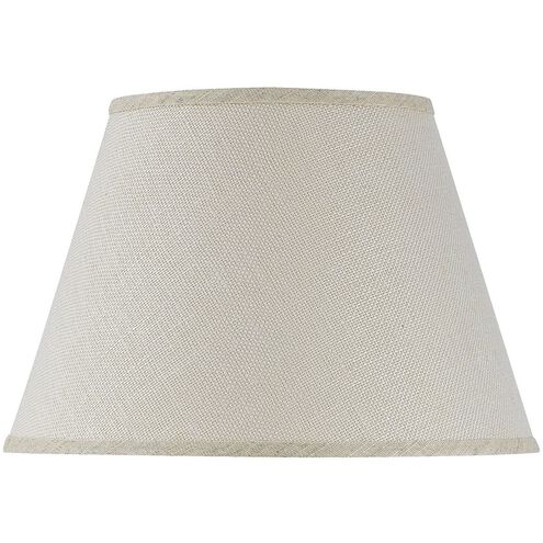 Signature Burlap 15 inch Shade, Drum