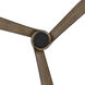 Tiburon 56 inch Matte Black with Driftwood Blades Smart Fan