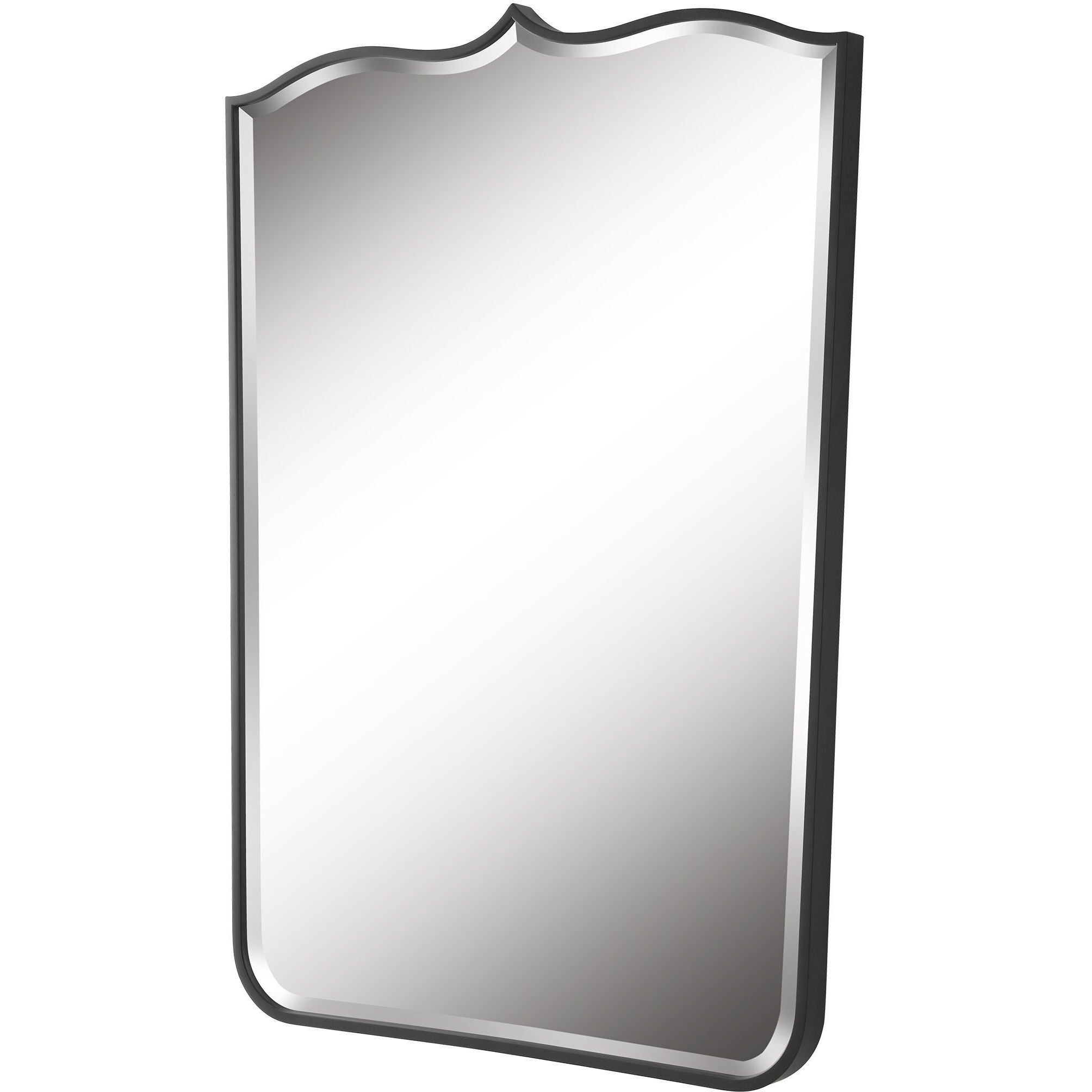 Tiara 40 X 29 inch Satin Black Mirror