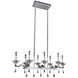 Cosimo 8 Light 40 inch Chrome Island Light Ceiling Light
