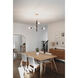 Astrid 4 Light 24 inch Aged Brass Chandelier Ceiling Light