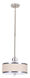 BH Series 16 inch Pendant Ceiling Light, Silver Metal Frame