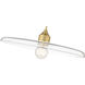 Paloma 1 Light 24 inch Olde Brass Pendant Ceiling Light in Oil Rubbed Bronze