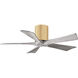 Atlas Irene-5H 42 inch Light Maple Tone with Barn Wood Tone Blades Flush Mount Paddle Fan