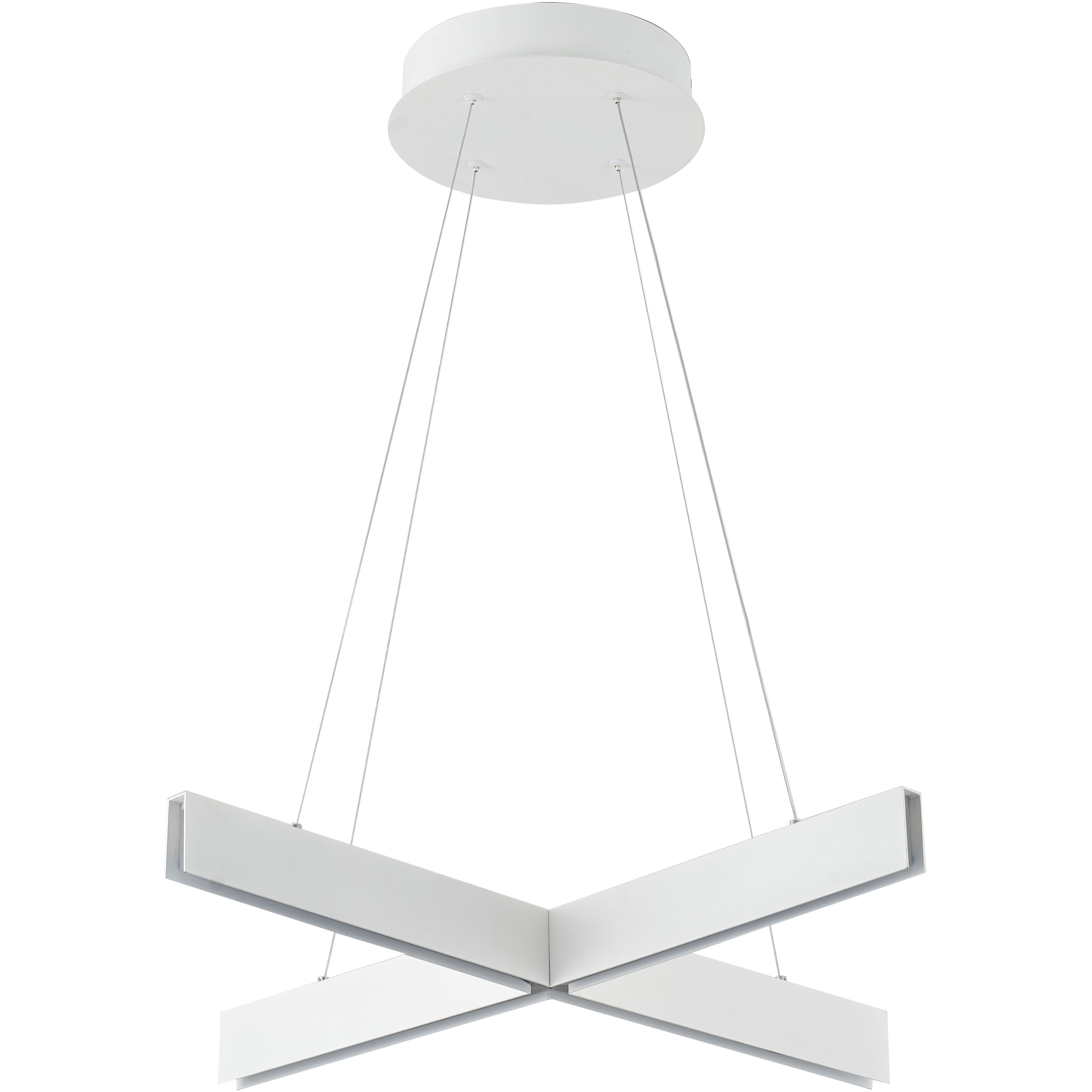 Canada LED 28.3 inch White Chandelier Ceiling Light