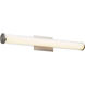 Fort Worth LED 34.5 inch Satin Nickel Bath Vanity Wall Light