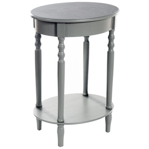 Emily 27 X 19.5 inch Antique Gray End/Side Table