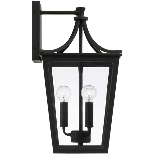 Adair 3 Light 19.25 inch Black Outdoor Wall Lantern