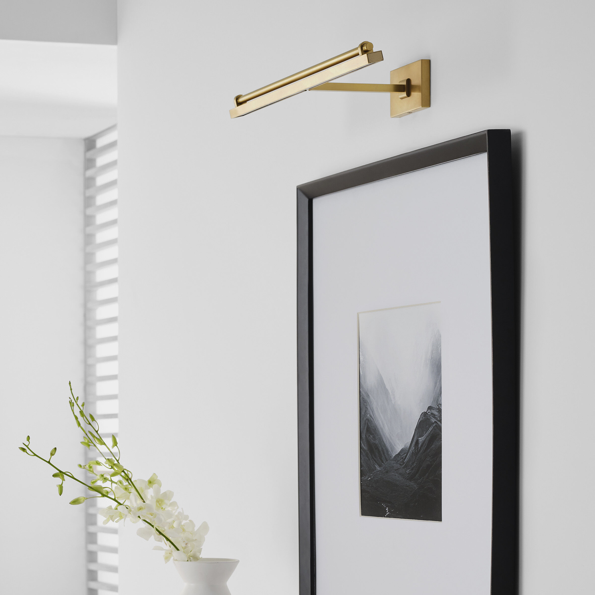 Sean Lavin Kal 19.4 watt 24 inch Natural Brass Picture Light Wall Light