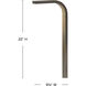Rift 12v 2.2 watt Burnished Bronze Landscape Path Light