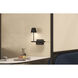 Ito 1 Light 12.2 inch Matte Black ADA Interior Wall Light