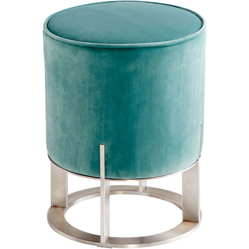 Danato 18.75 inch Brushed Stainless Steel Ottoman