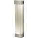 Crystal Bakehouse Wall Sconce Wall Light in Silver, Crystal Shard Studio Glass, Indoor/Outdoor