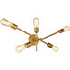 Newtown 5 Light 25 inch Brass Wall Sconce Wall Light