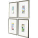 Homecoming Blue and Green and Pink and Multi Framed Art