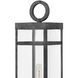 Open Air Porter 1 Light 22.75 inch Aged Zinc Outdoor Post Mount Lantern in Non-LED, Estate Series