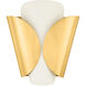 Savoie 1 Light 10.75 inch Aged Brass Wall Sconce Wall Light